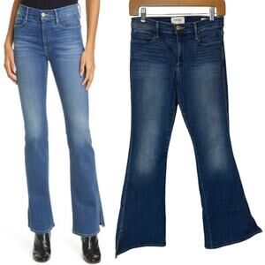 Frame Le Pixie High Flare Jeans size 26